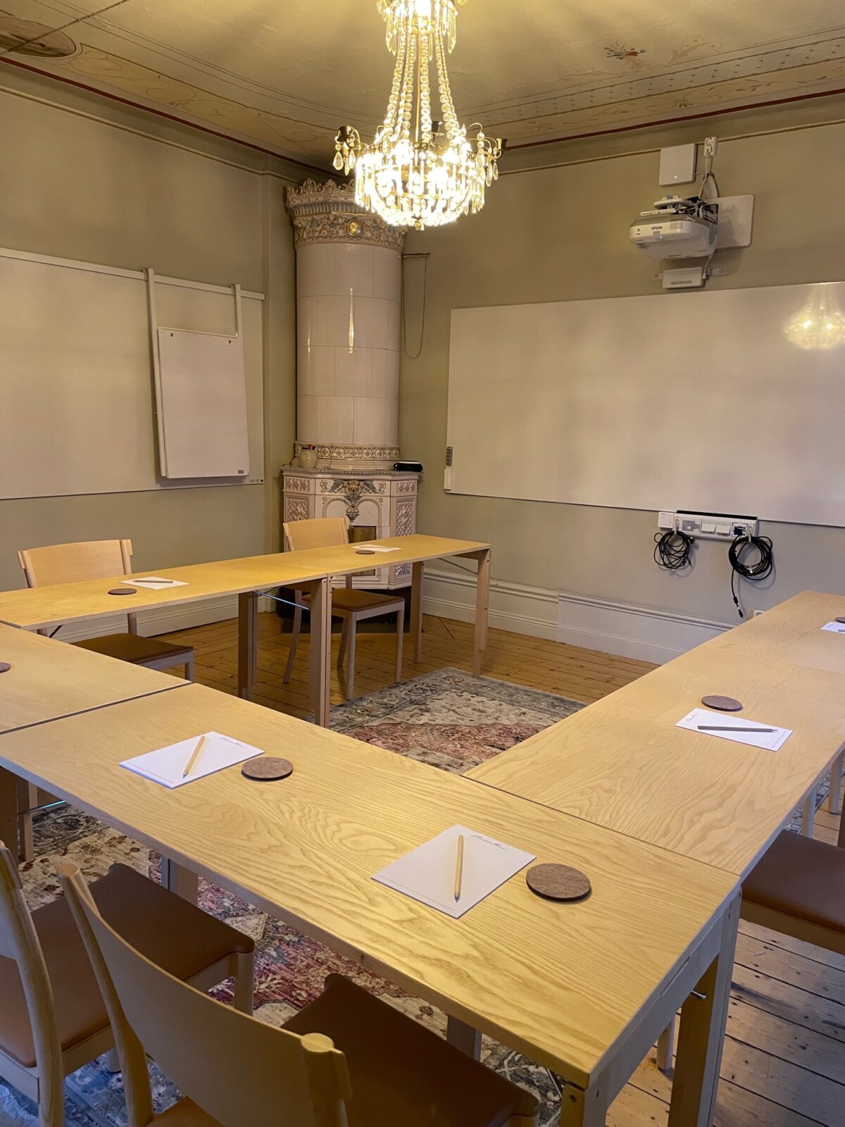 Mötesrum på Prinsvillan